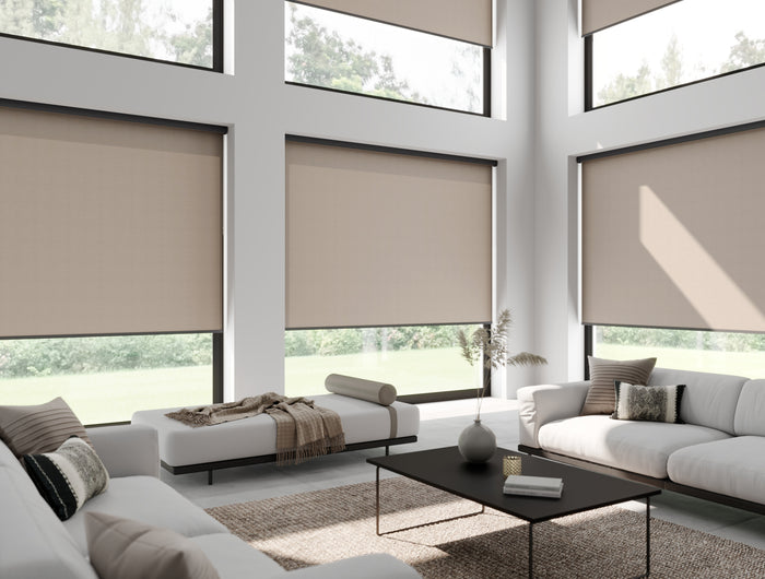 Roller Blinds with Battery Powered Motors