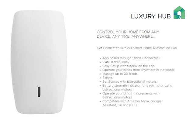 Buy Voice Controlled Home Hubs at Apollo Interiors Custom Blinds Galway 